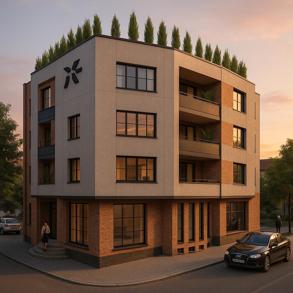 Clădire birouri – perspectivă secundară