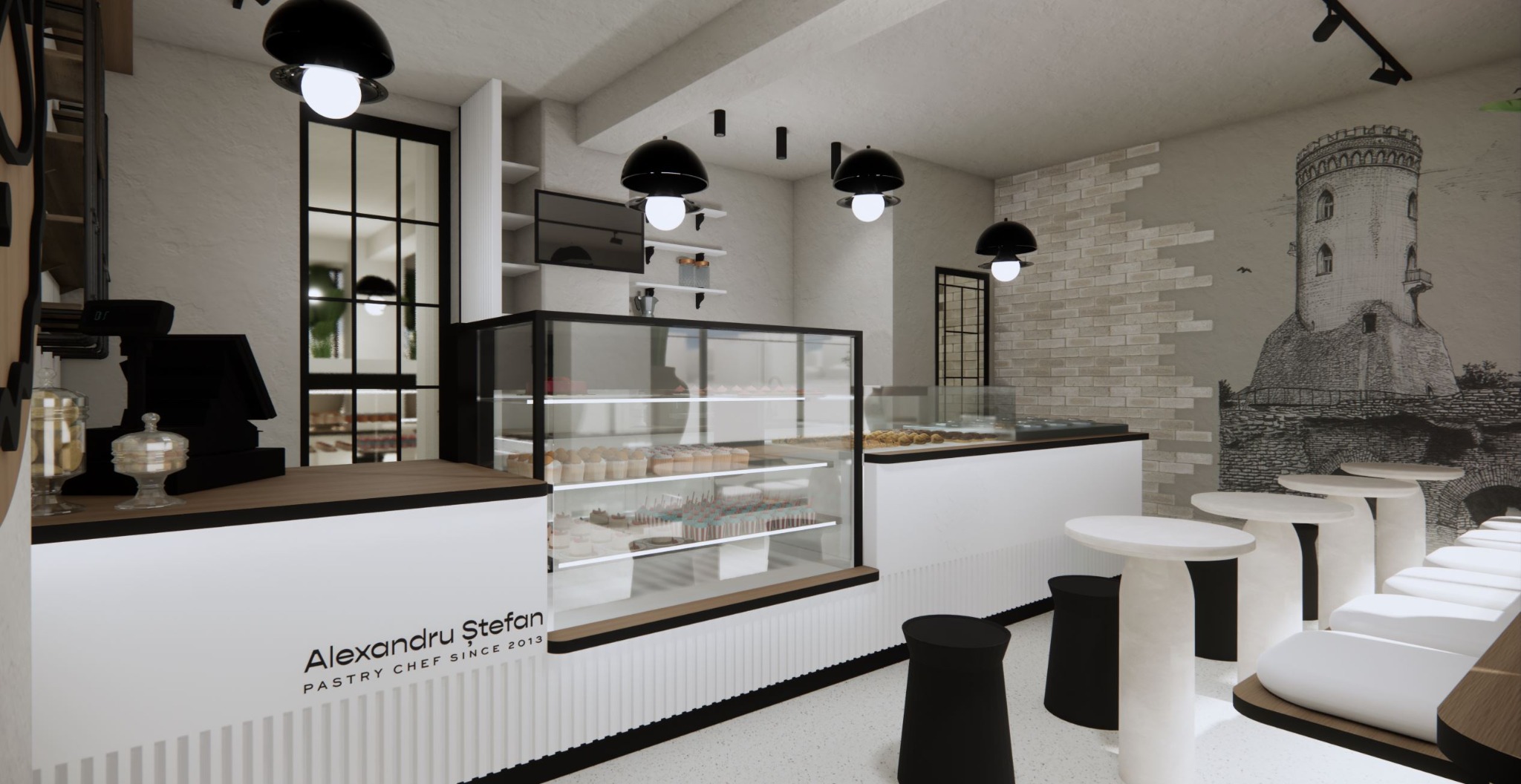 Cofetărie Alex – vitrină produse