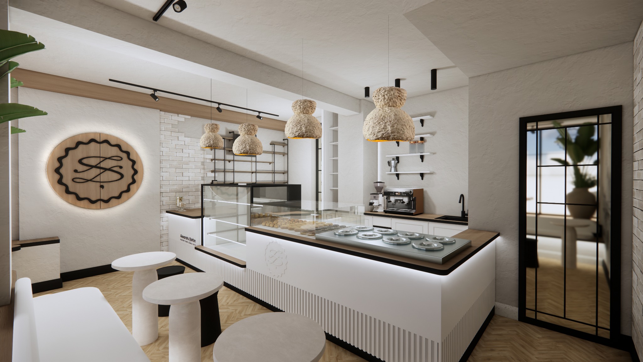 Cofetărie Alex – interior principal